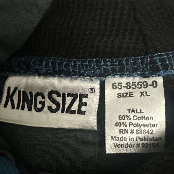 KingSize Men’s Camouflage Hooded Longsleeve Sweatshirt Tall XL - Picture 3 of 6